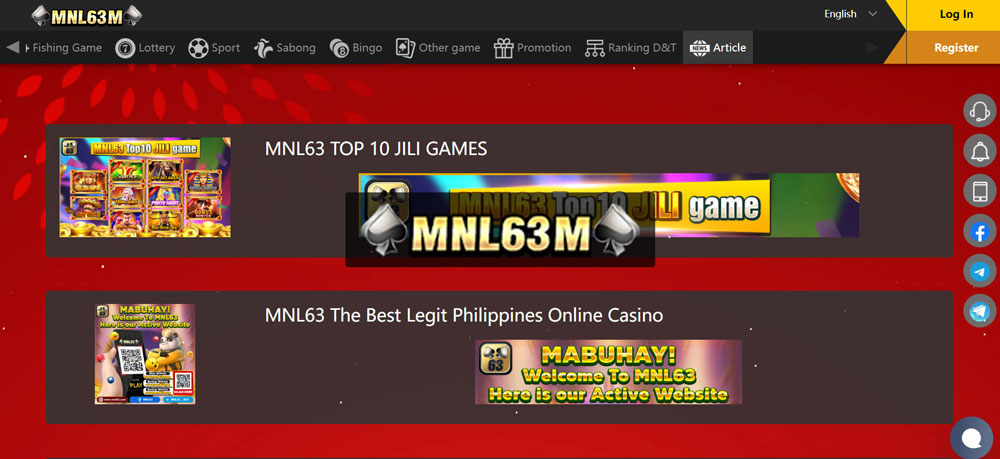 Customer Support at Mnl63 Casino